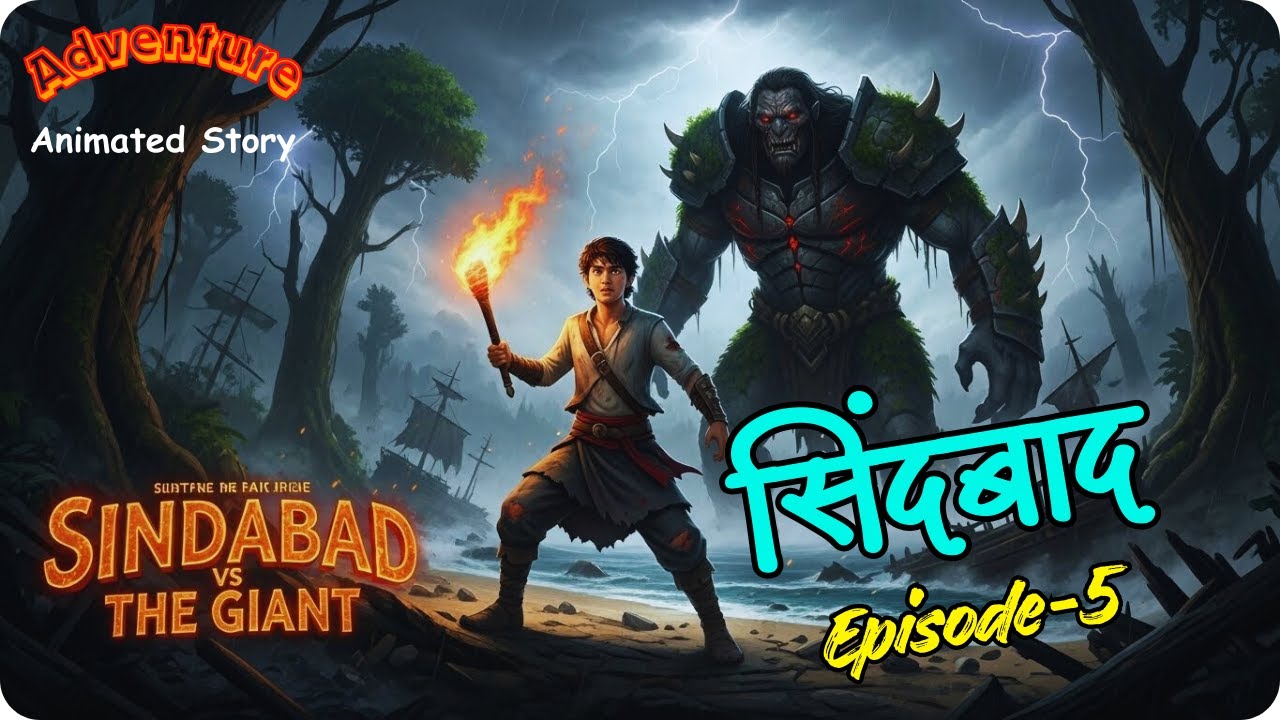 सिंदबाद की पाँचवीं यात्रा –खोया हुआ शहर और दैत्यों का पहाड़| Adventure story of Sindbaad | भाग -5