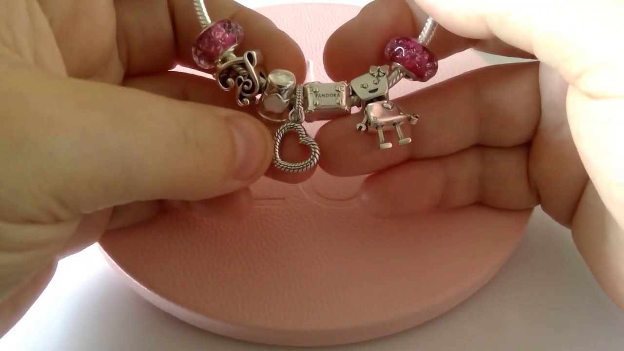 Pandora woman on the go!  T-bar sterling silver snake chain bracelet