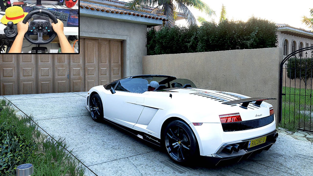 Lamborghini Gallardo LP570 4 Spyder Performante - Forza Horizon 5 | Logitech G29 Steering Wheel