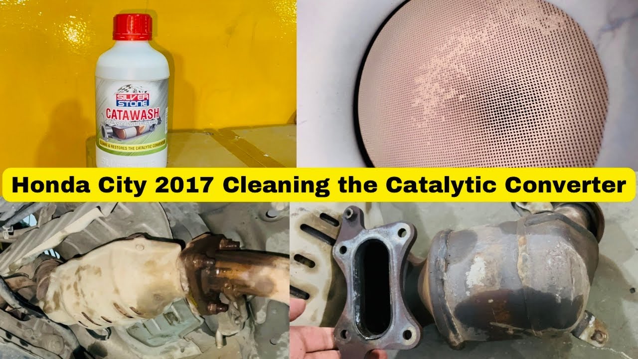 How to clean catalytic converter of Honda City 2017