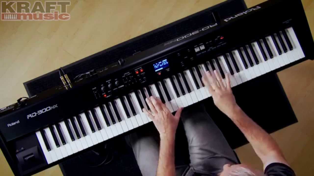 Kraft Music - Roland RD-300NX Stage Piano Performance with Scott Tibbs