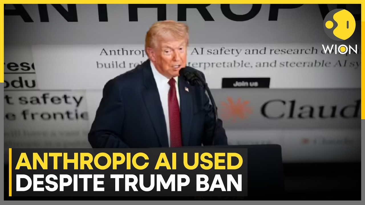 US-Iran War: Military Operations Used Anthropic AI Despite White House Ban | WION