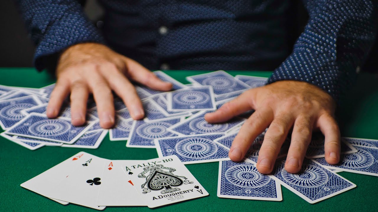 Cheating With Cards | Casino Wash Control | Shuffling All Four Aces