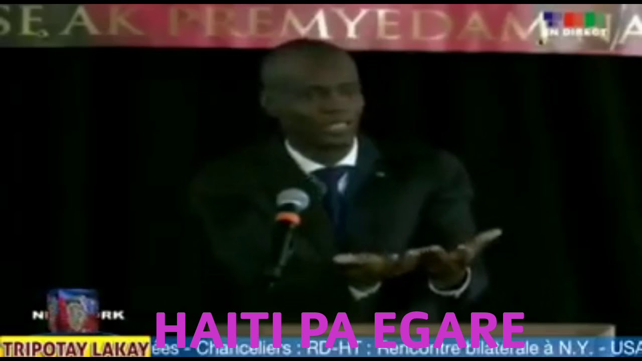 President Jovnel Mo&iuml;se ap Esplike Pou Kisa yo Tap Bali Kou Deta a