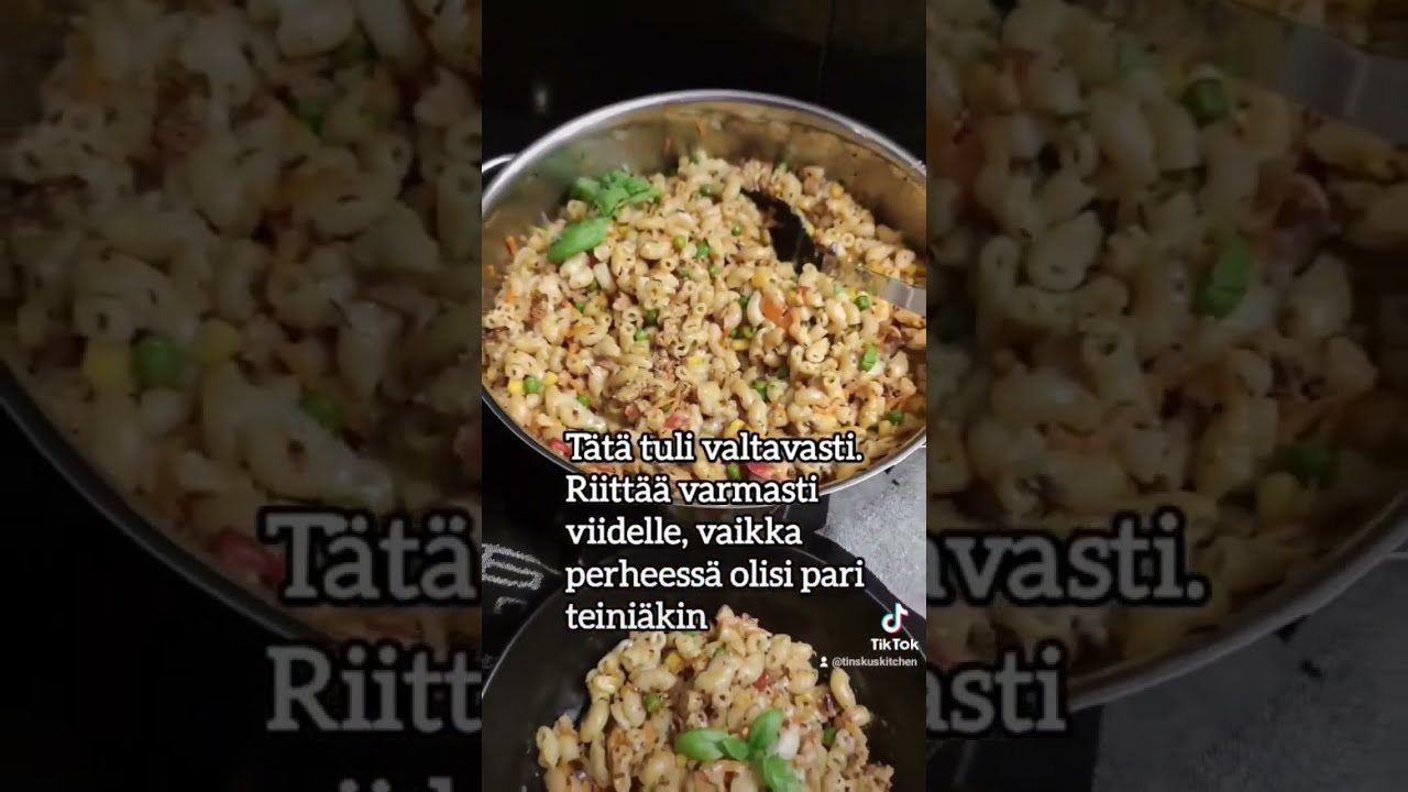 Vitosella ruokaa viidelle osa 2.  Kasvis--broilerpasta #vitosellaruokaaviidelle