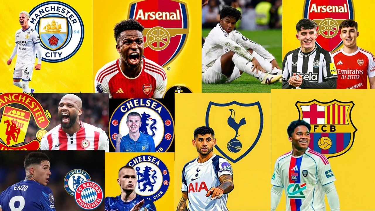 VINICIUS MURI ARSENAL ARAZA/IGOR THIAGO NA ENDRICK KWA UNITED/ADAM WHARTON KWA CHELSEA/ENDRICK BARCA