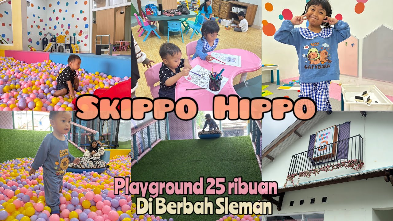 Skippo Hippo Playground diberbah sleman 25ribUn