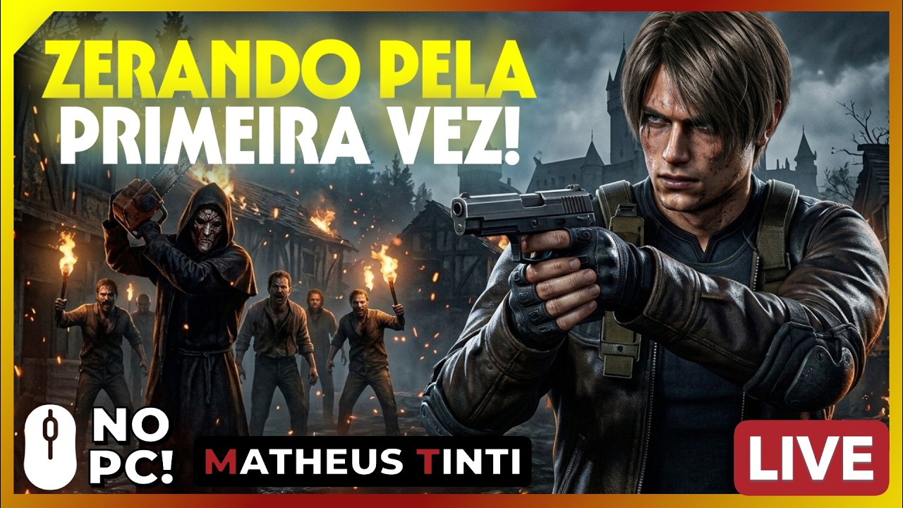 😱 LIVE - ZERANDO RE4 REMAKE PELA PRIMEIRA VEZ! #007