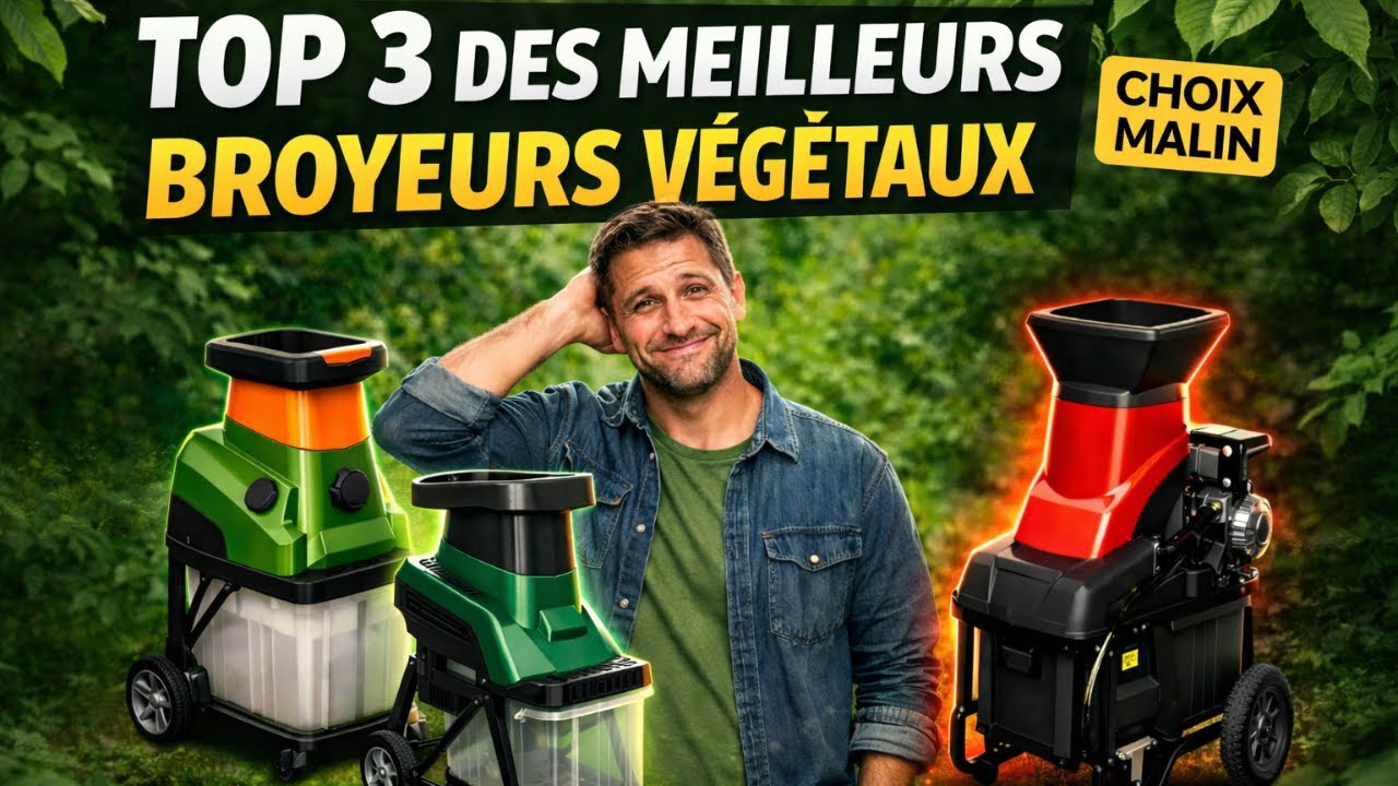 COMMENT CHOISIR LE BON BROYEUR VÉGÉTAUX ? MON TOP 3 AMAZON 2026