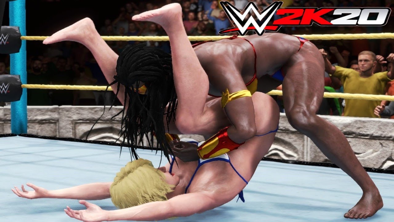 Nubia v Power Girl! - WWE 2K20 Requested Beach Party Extreme Rules Match