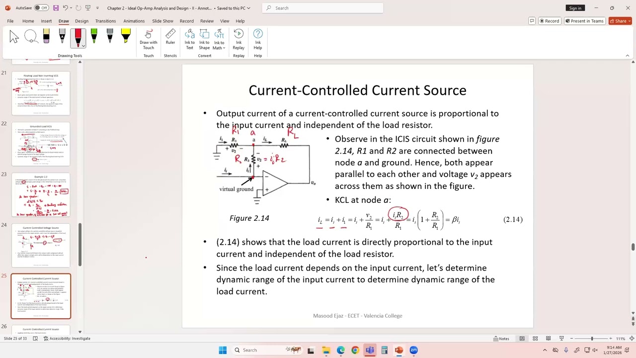 EET4158C - Linear Integrated Circuits - Chapter 2 - Ideal Op Amp Analysis and Design - Part II