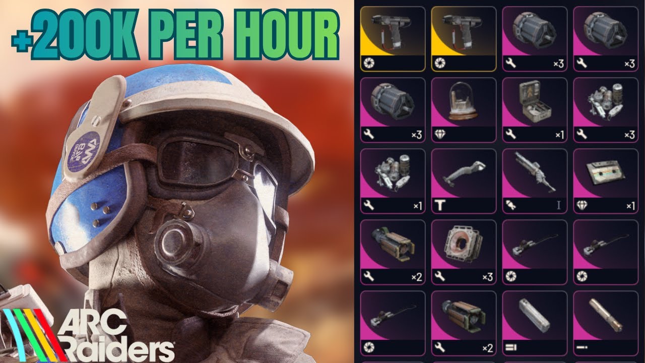 ARC RAIDERS | ЛЕГКИЙ ФАРМ ДЕНЕГ +200К В ЧАС! КУЧА БЕЗДЕЛЮШЕК! ЛЕГЕНДАРНАЯ И ЭПИЧЕСКАЯ ДОБЫЧА!
