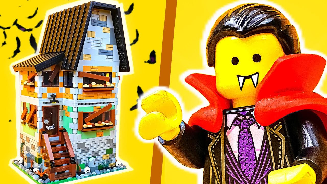 I Built a LEGO Haunted House...