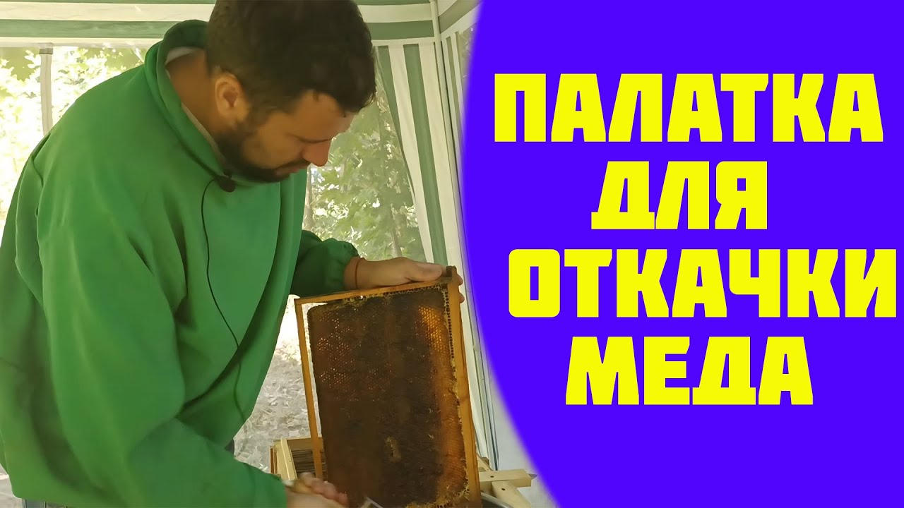 Палатка для откачки меда или отдыха. Можно разместить в любом месте в лесу возле пасеки на огороде