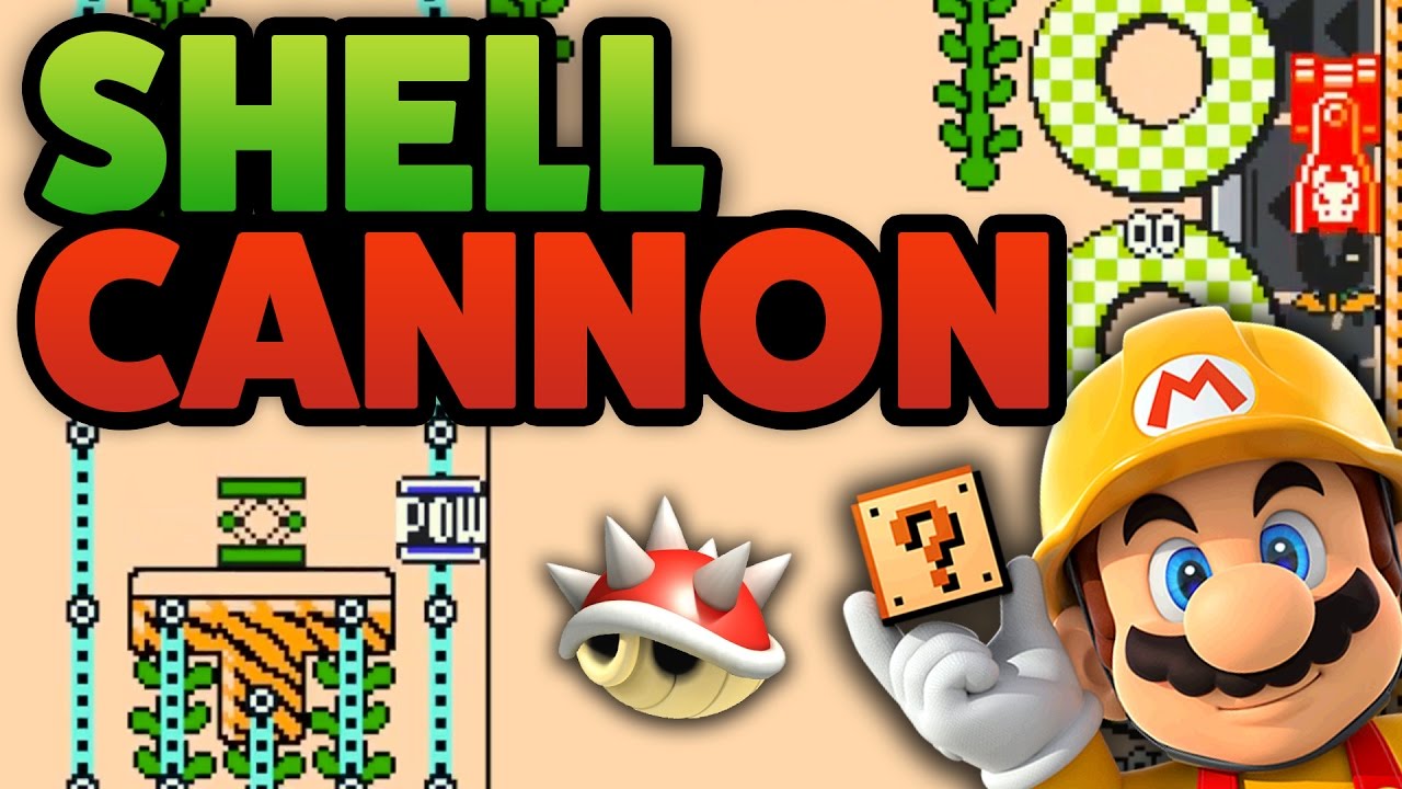Super Mario Maker - SHELL CANNON! - Level Showcases