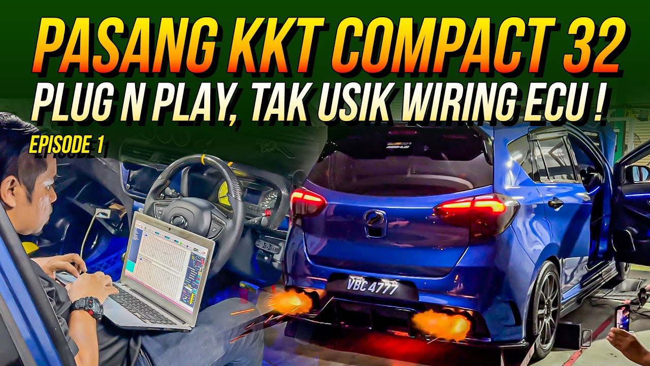 MYVI G3 Pasang KKT COMPACT 32 Plug & Play | Tak usik wiring ECU !