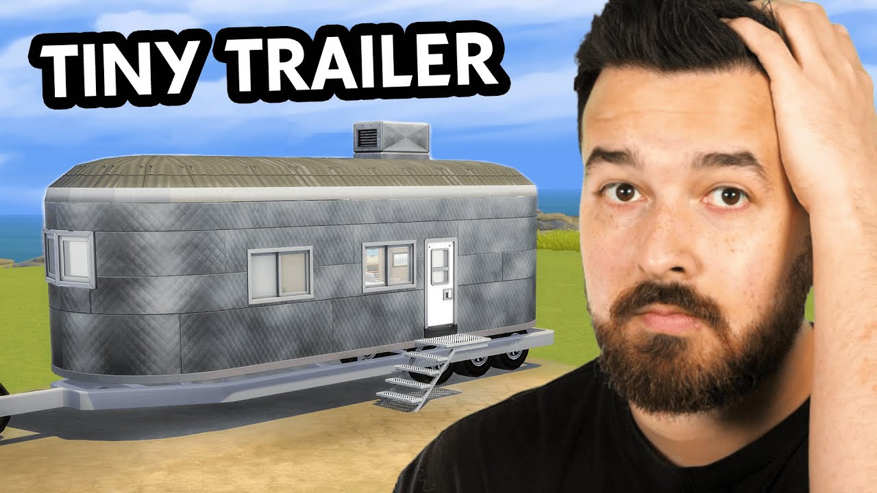 I built a Tiny Trailer in The Sims 4! (Using AI to choose my build)