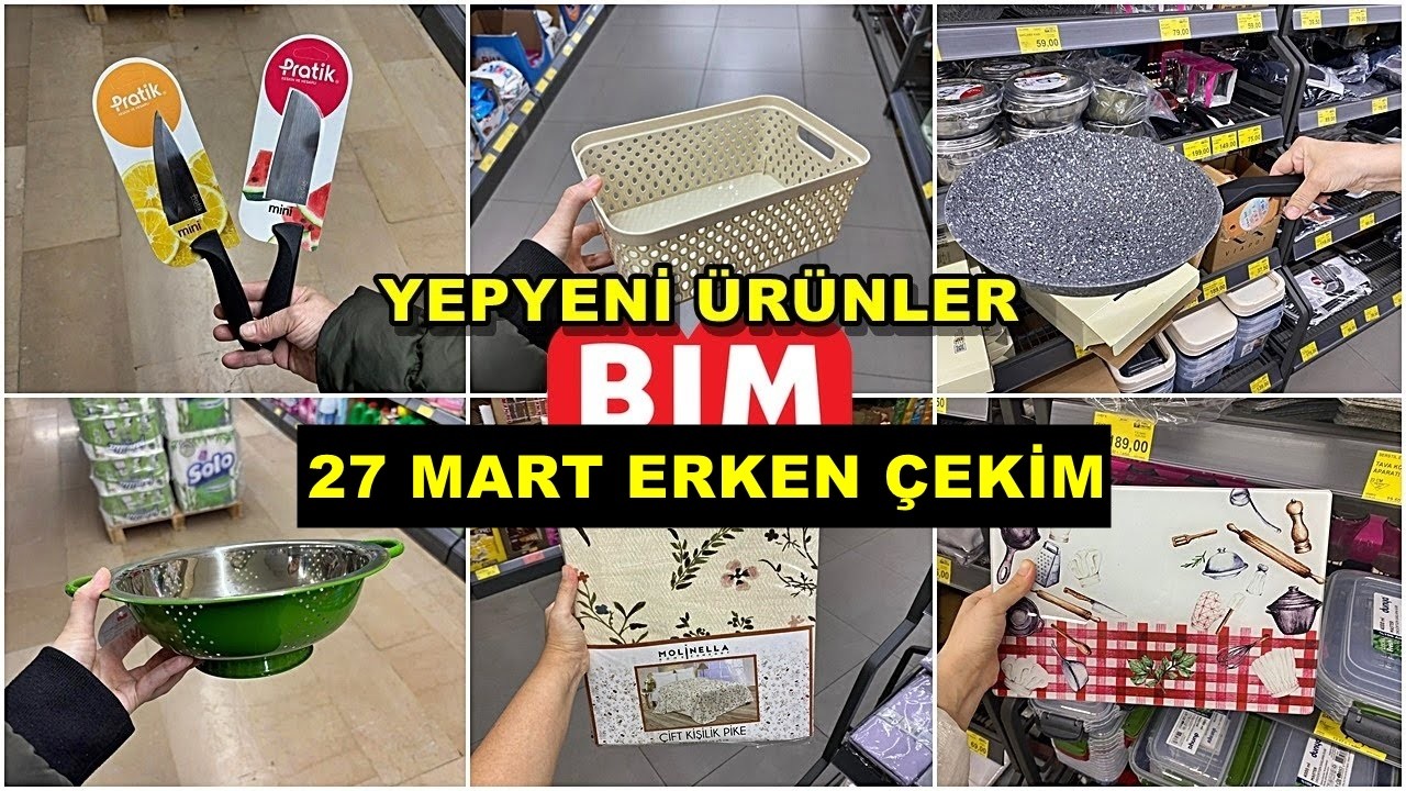 BİME GELDİ HEMEN ALDIK💃BİM 27 MART 2026 CUMA💃/GERÇEK İLK VE TEK ERKEN ÇEKİM❗️/YEPYENİ ÜRÜNLER/