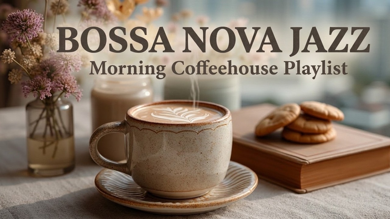 Уютный утренний босса-нова джаз ☕ Атмосфера кофейни для отдыха и учебы