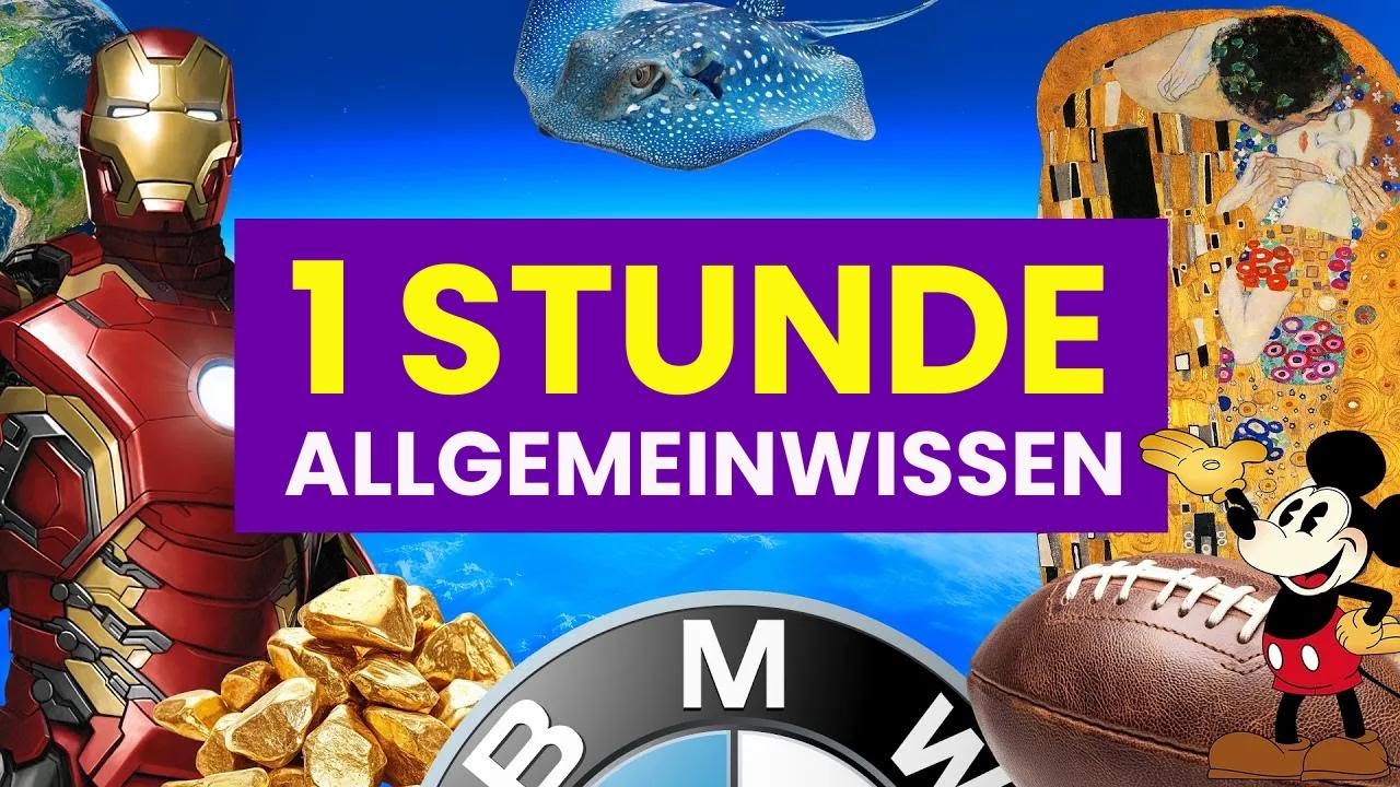 1 Stunde Quizspa&szlig;: Allgemeinwissen testen und schlauer werden! 🤓⏱️