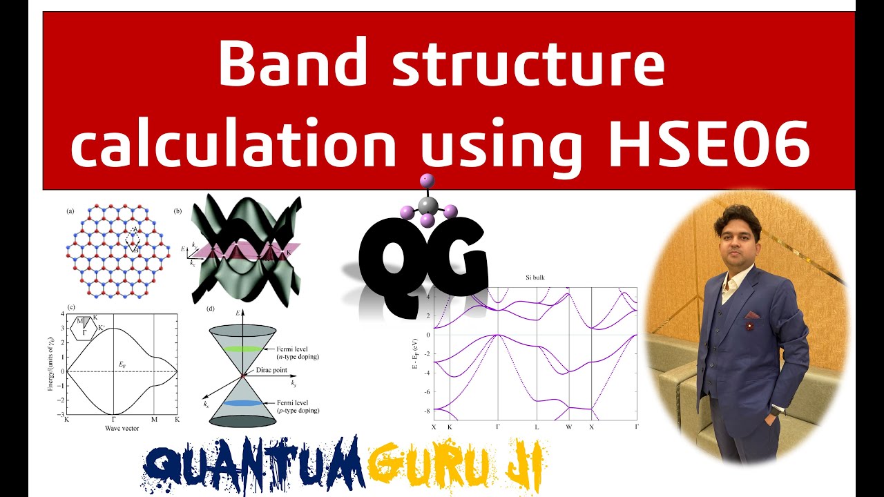 Band structure calculation using HSE06 || Dr. Gaurav Jhaa