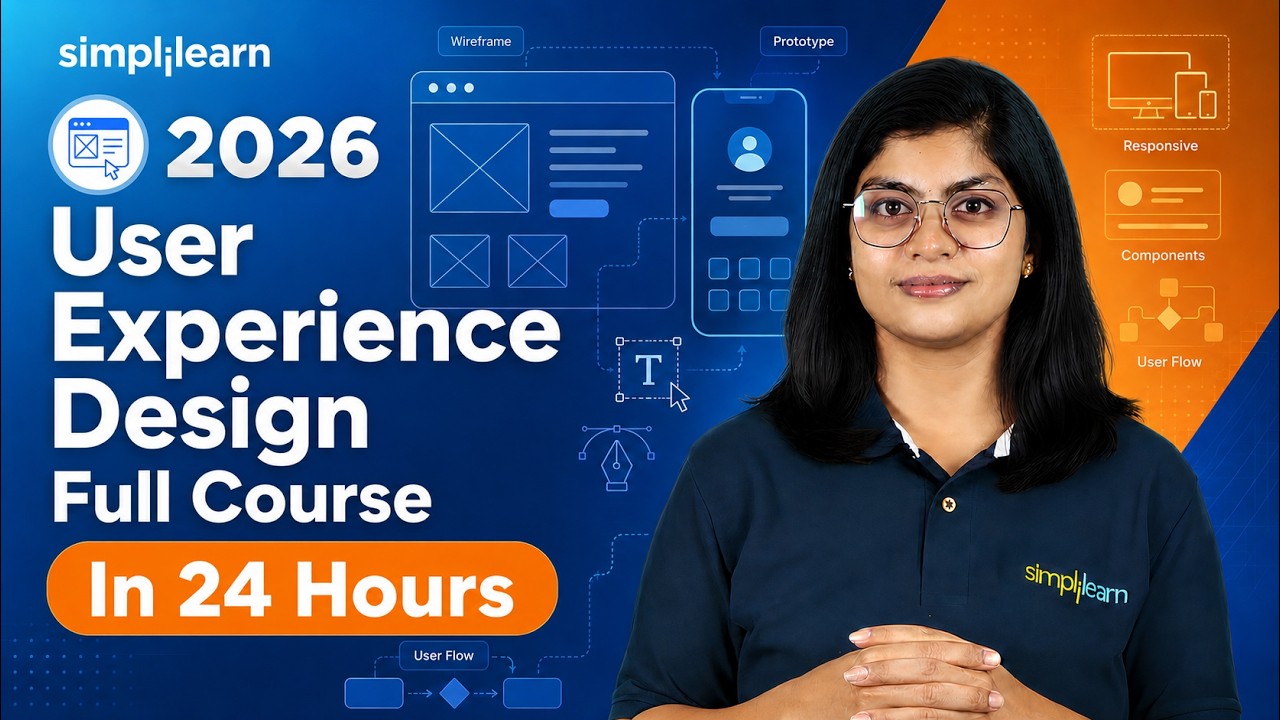 User Experience Design Full Course 2026 [FREE] | UI UX Tutorial | UI UX Design Course | Simplilearn