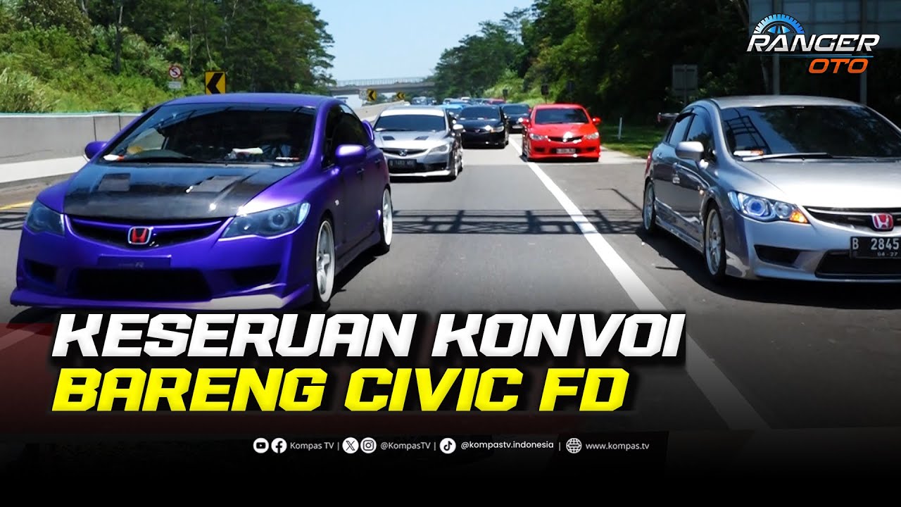 Konvoi Bareng Komunitas Honda Civic FD, Ada Civic Mugen RR Juga? | RANGER OTO