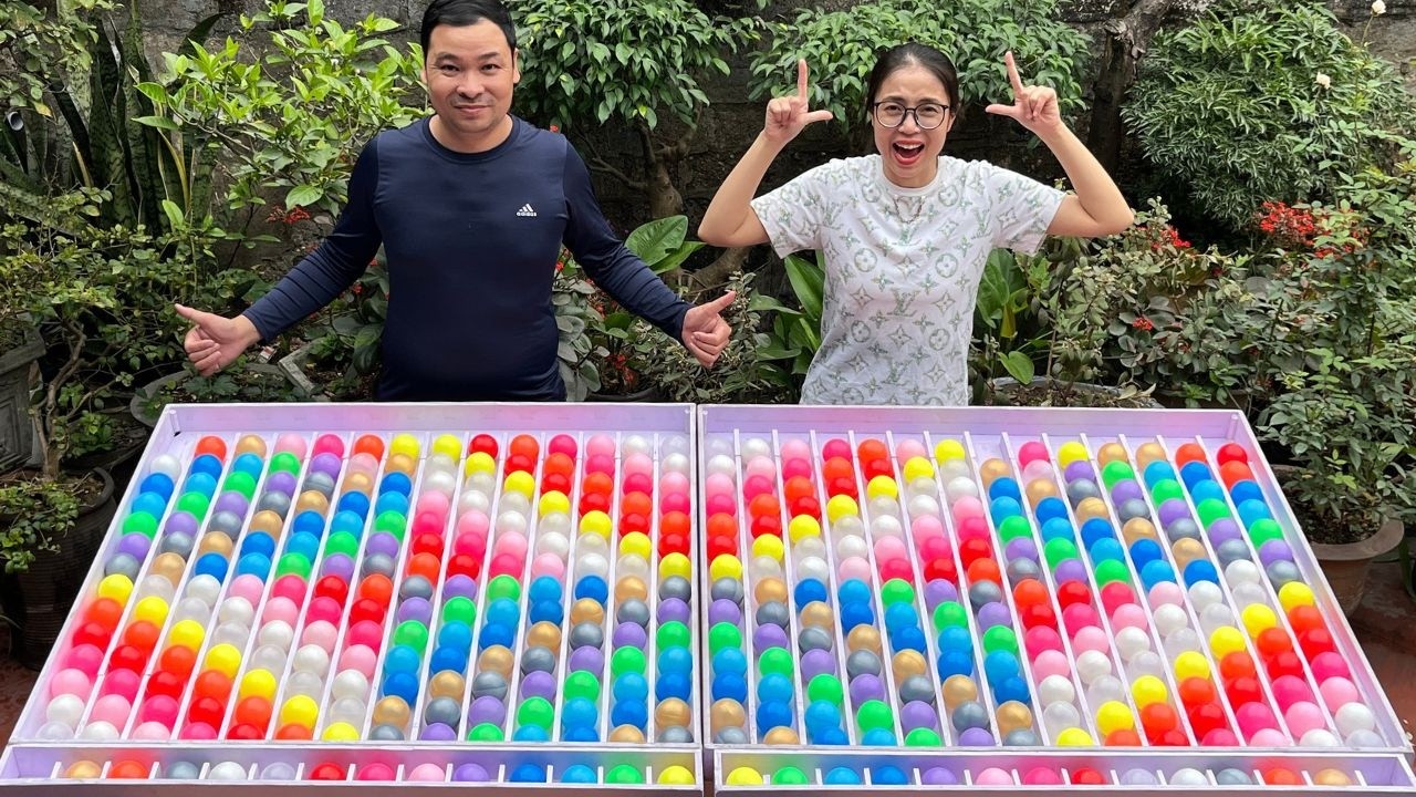 Puzzle sort ball challenge game solve mode in rainbow order