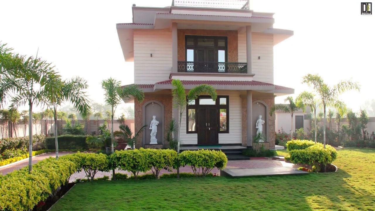 Relaxing Farmhouse Landscaping (Location - Indore) | Devila Landscape