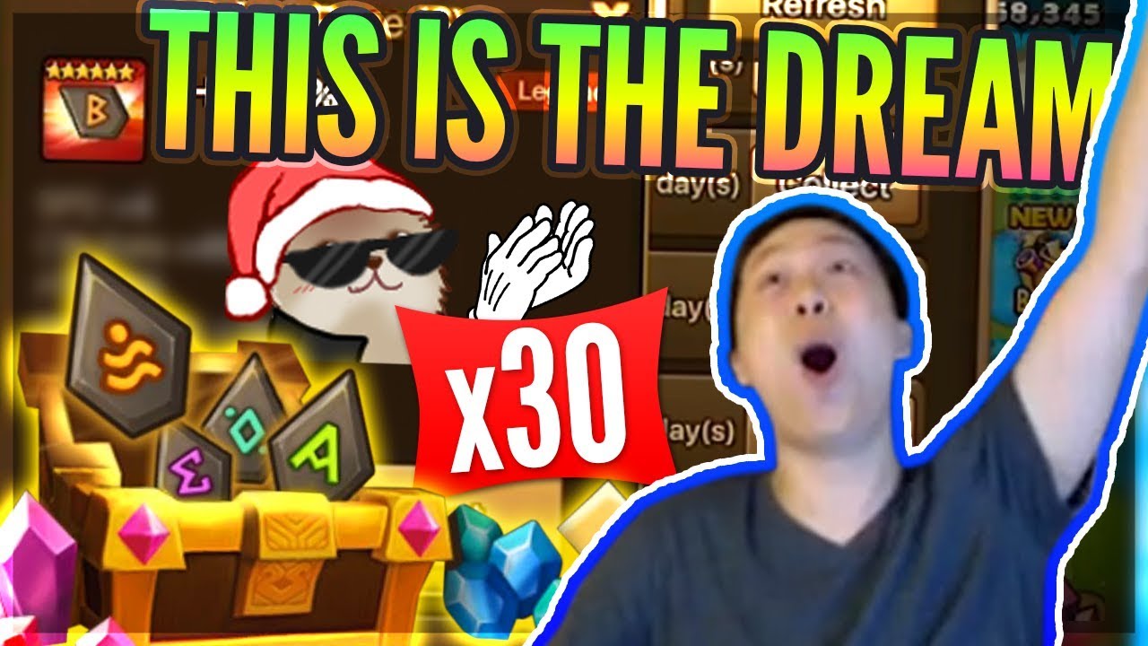 MOST Rune Packs EVER! - NUTTY Pulls / 30 Packs! - Summoners War