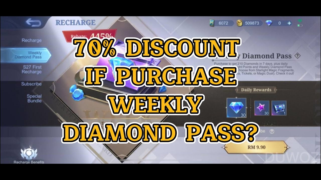 WEEKLY DIAMOND PASS MLBB | Worth to buy it?
