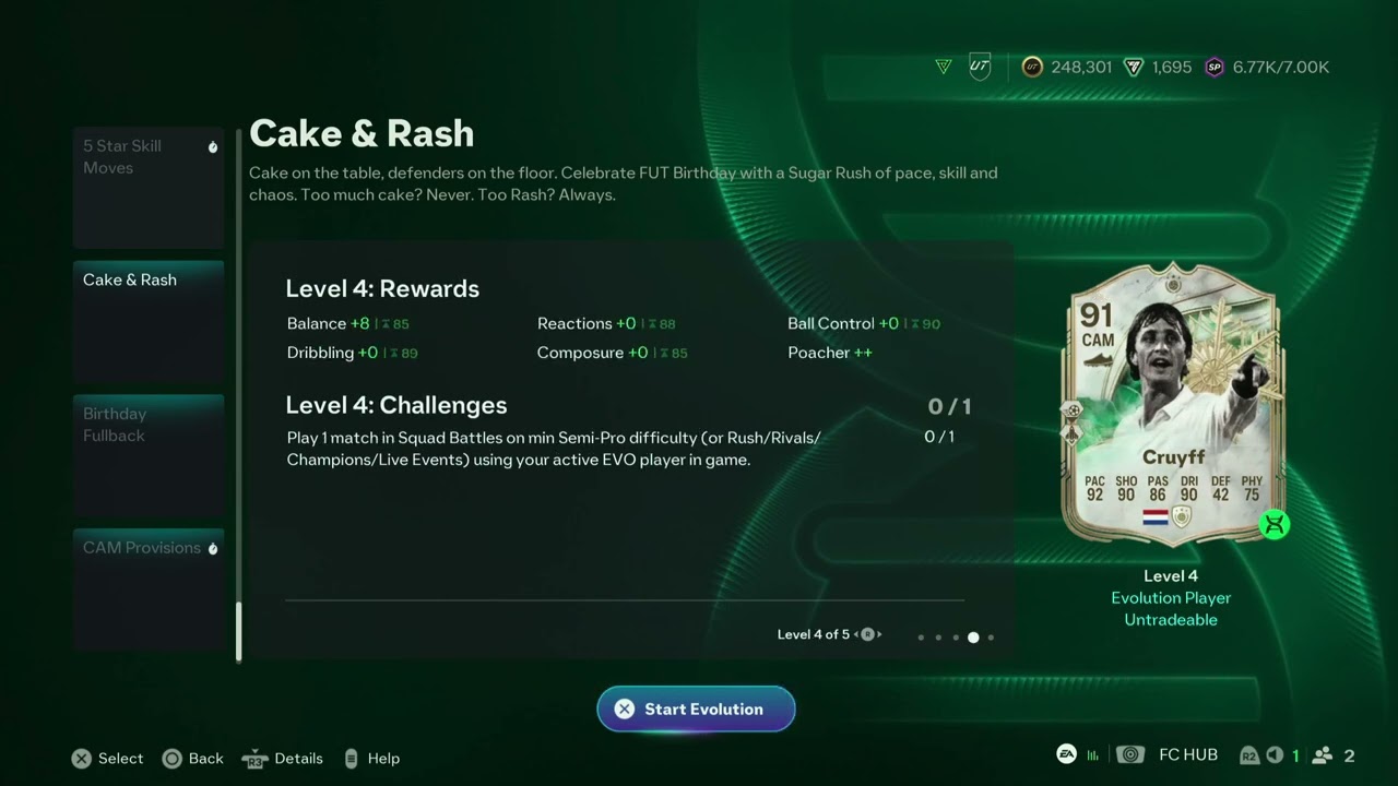 FC26 Best Cake & Rash Evo To Complete 