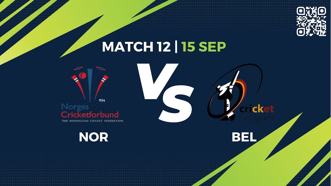 Match 12 - NOR vs BEL | Highlights | Dream11 European Cricket Championship Day 3 | ECC21.012