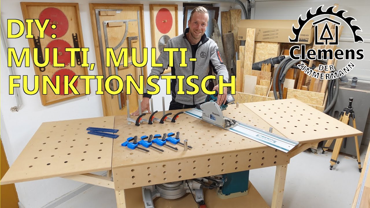 Multifunktionstisch mit Tischverlängerung selber bauen Teil 2. so Einfach kann es gehen!