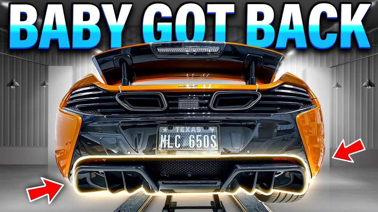 WILL IT FIT? Installing a EBAY Chinese CARBON FIBER REAR DIFFUSER on my MCLAREN 650S SPIDER!