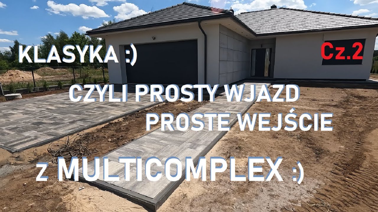 Klasyka :) Czyli prosty wjazd z kostki multicomplex :) #brukarzbydgoszcz #brukarzyoutube #gehl4625