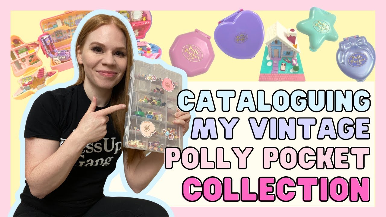 CATALOGUING MY BACKLOG OF POLLY POCKETS | Vintage Polly Pocket Collection