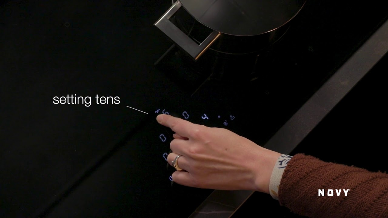 The Novy induction hob: how does the timer work