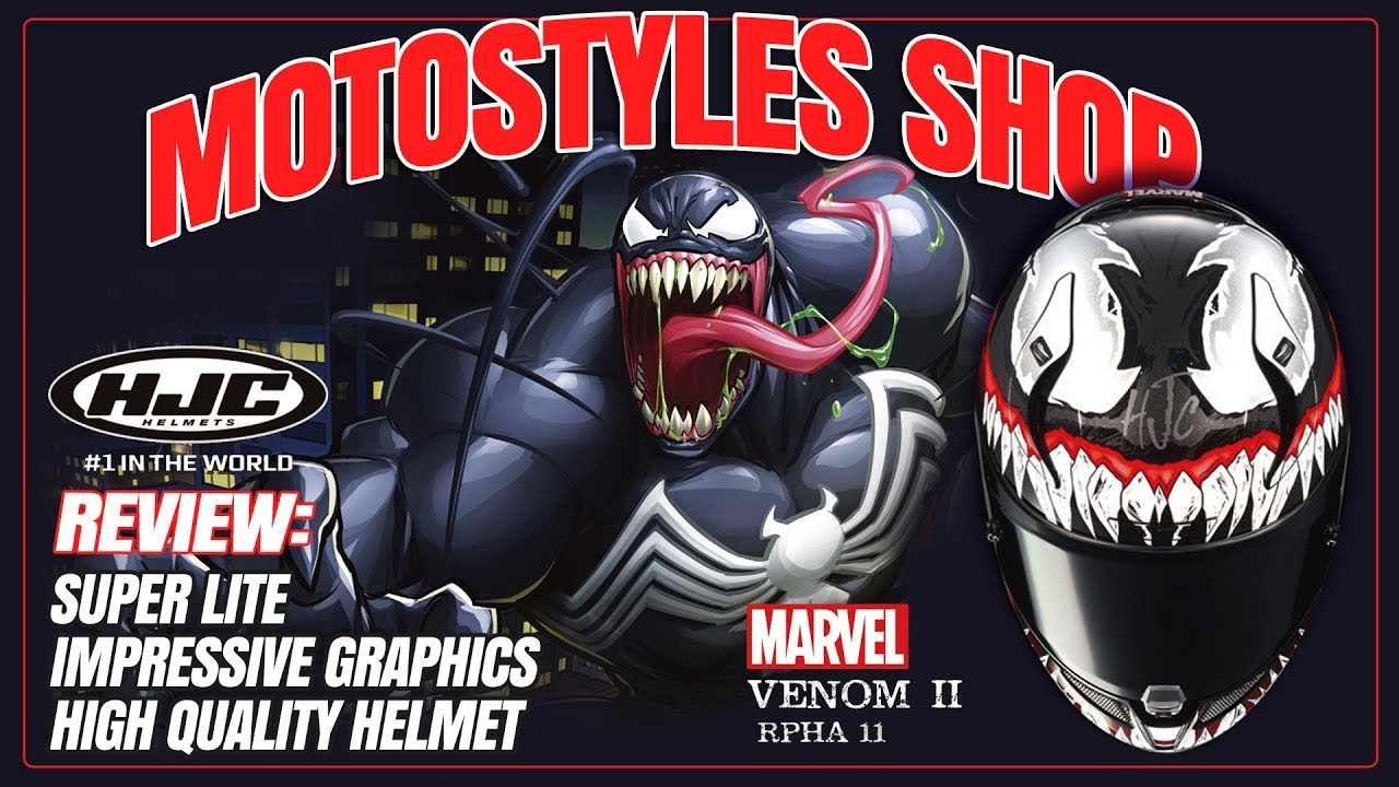 Helmet REVIEW:  HJC RPHA 11 Venom II Marvel Motorcycle Helmet