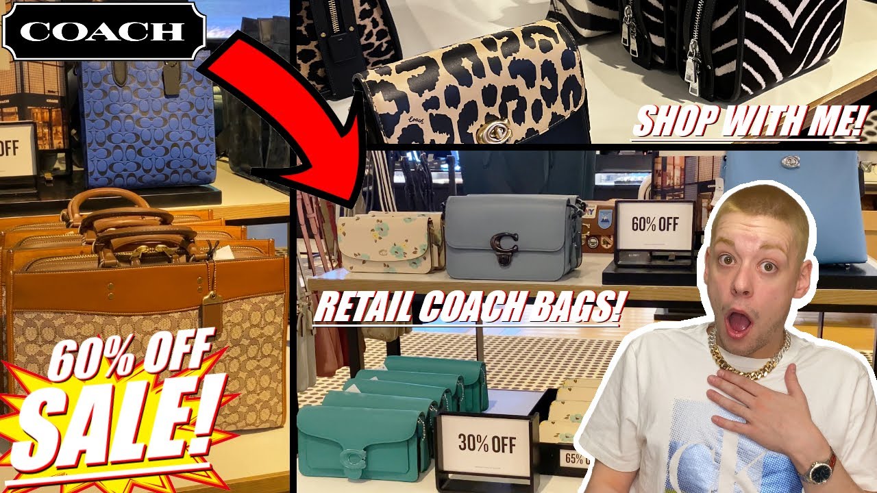 MASSIVE COACH SALE! 60% OFF Retail Bags At Coach Outlet! *Shop With Me*
