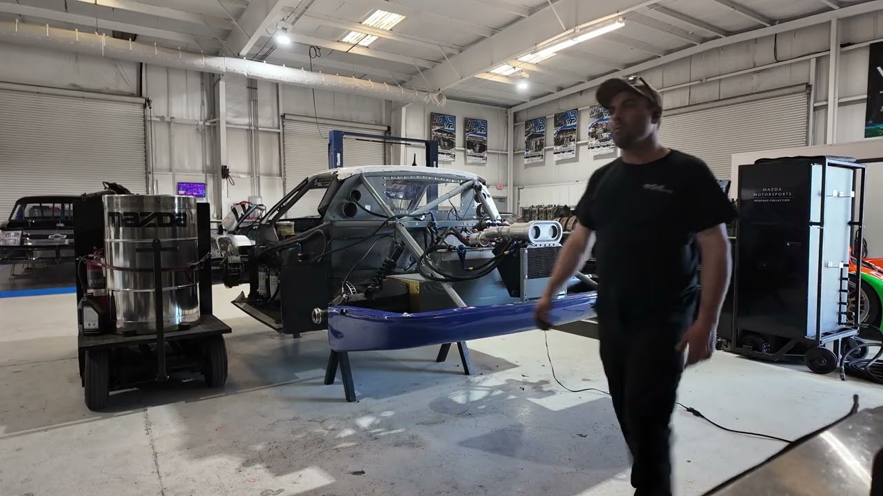 RX 7 GTO IMSA 1991 Race car prep work