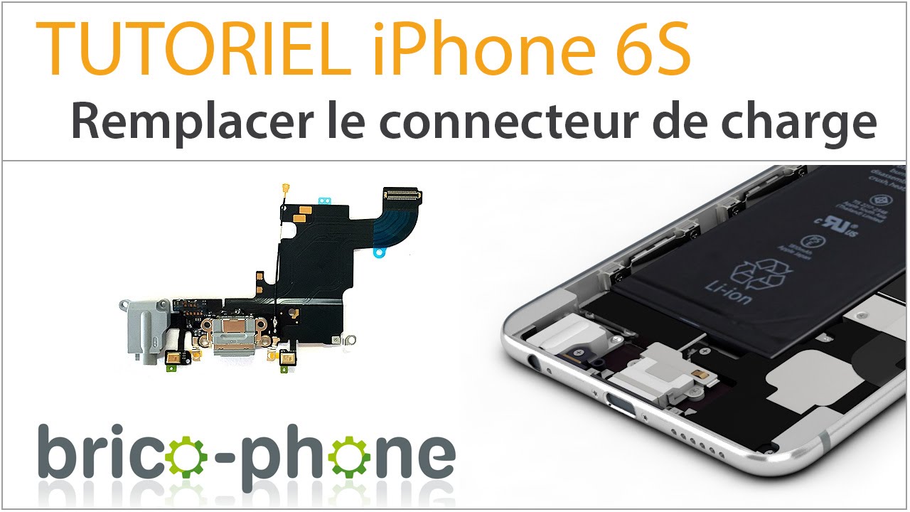 Tuto Iphone 6S : changer le connecteur de charge + micro + prise jack
