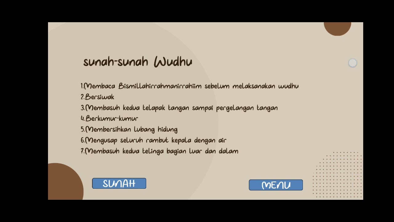Tata Cara Wudhu. (Tugas Media can Teknologi Pembelajaran) 