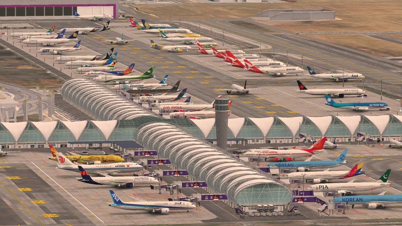 BANGKOK Airport Gameplay #16 | Plane Spotting | World of Airports