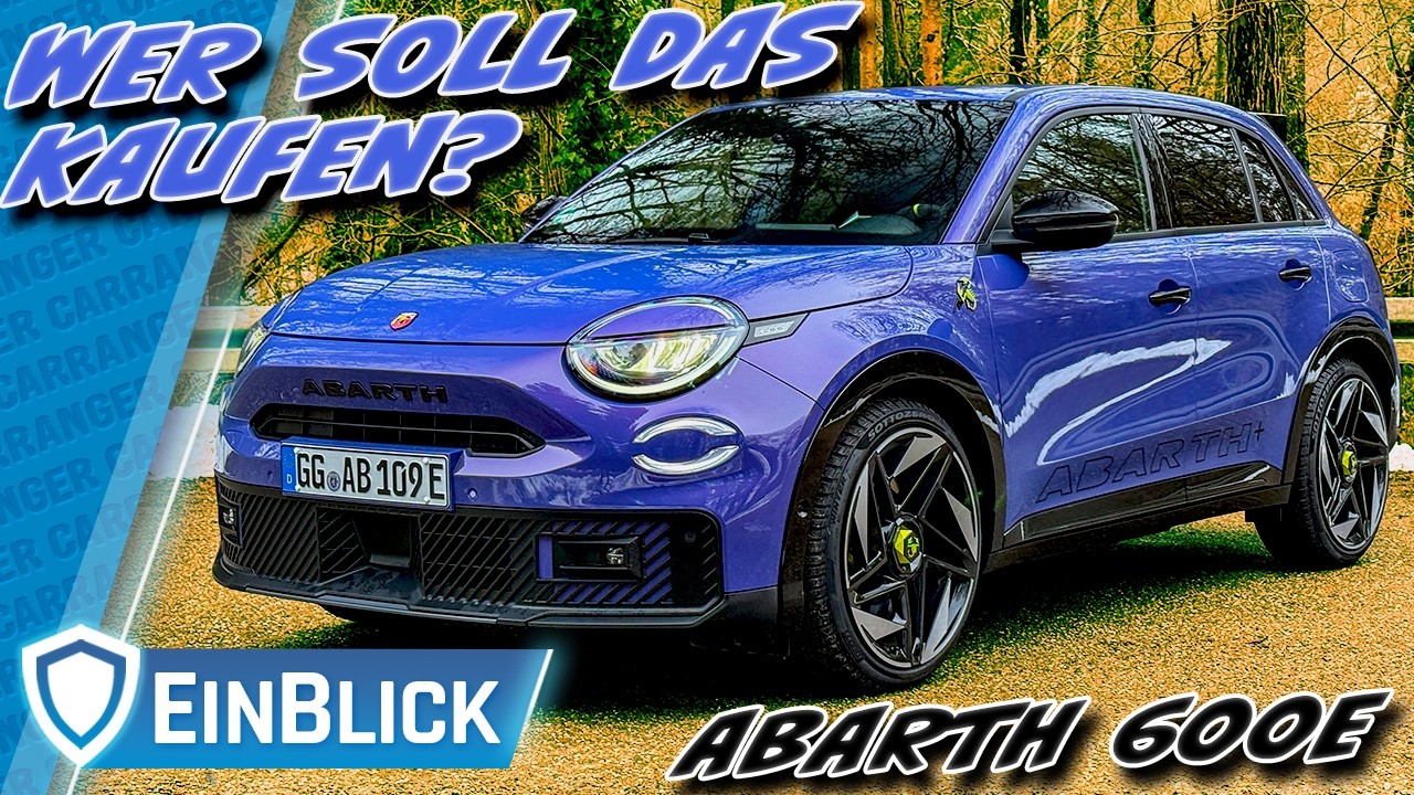 WER will einen E-Abarth? Abarth 600E Scorpionissima - Reicht der Charme von Abarth bei dem Preis?