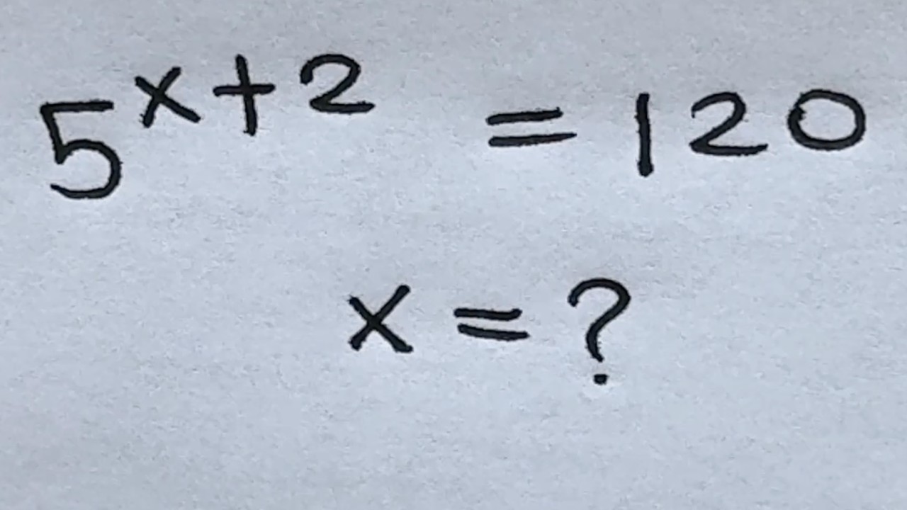 Solve for x in this nice exponential equation | Math Olympiad Mathematics