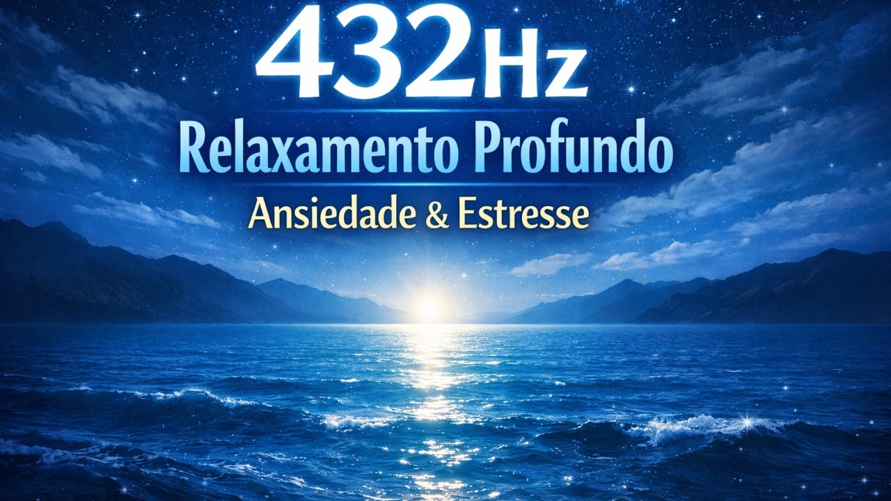 Respire e Relaxe 🌊 432Hz Para Acalmar a Mente (1 Hora)
