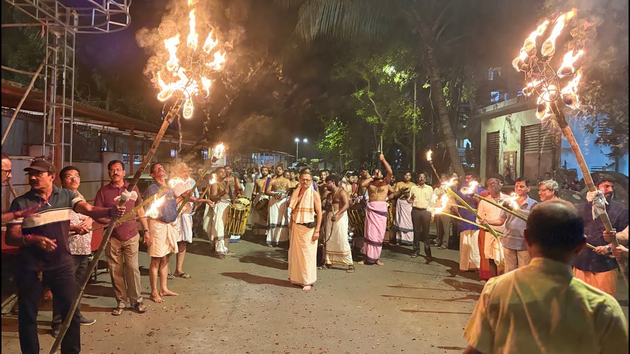 പള്ളിവേട്ട Live🔥Ayyappa Temple - Miraroad
