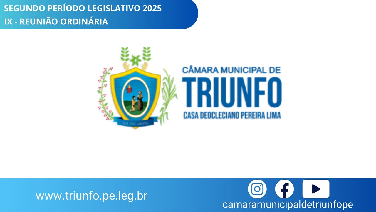 IX - REUNIÃO ORDINÁRIA DO 2º PERÍODO LEGISLATIVO DE 2025 - 24-11-2025