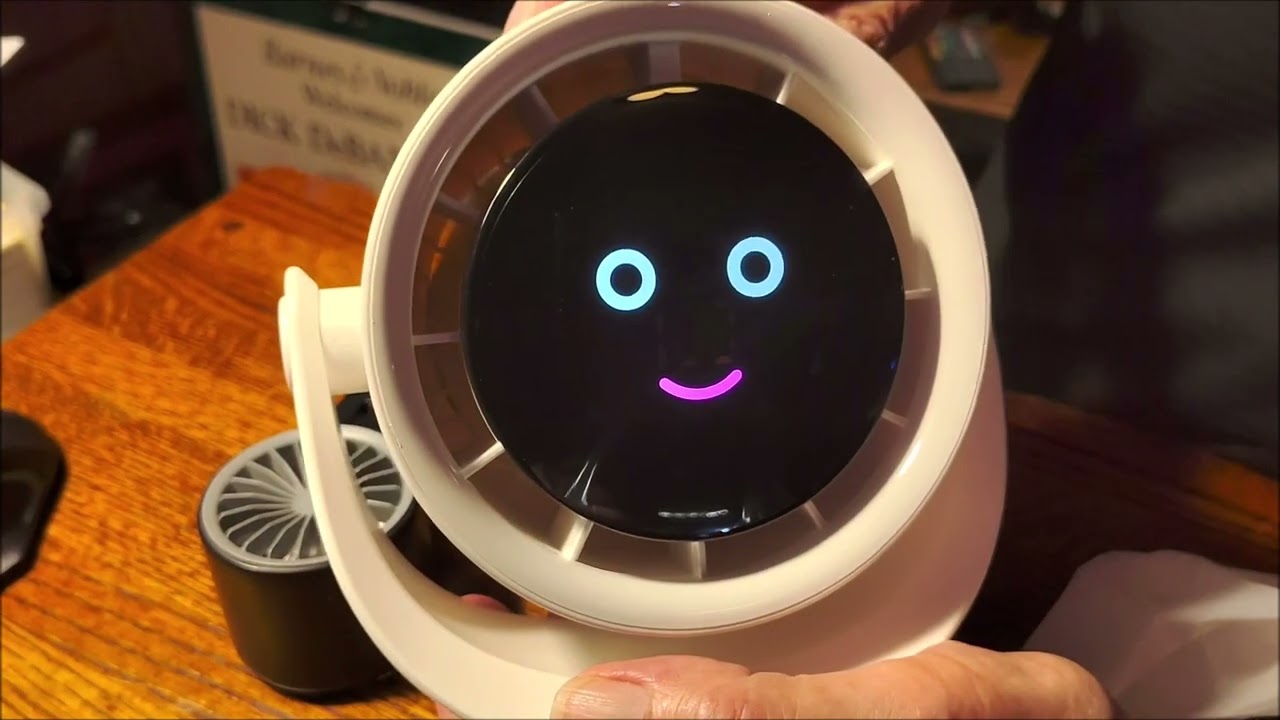 Face Fan Cools You & Even Winks At You!